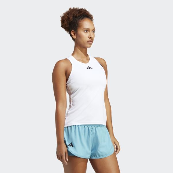 Débardeur Tennis Adidas Club Blanc