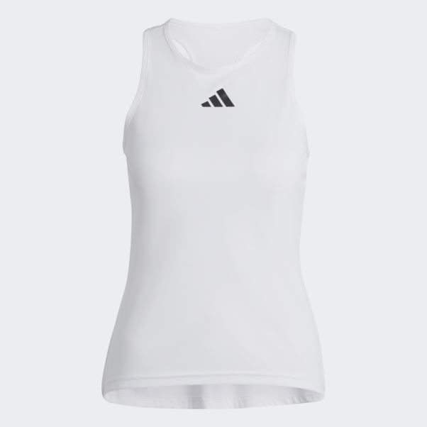 Débardeur Tennis Adidas Club Blanc
