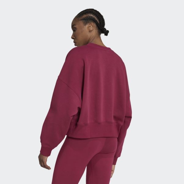 Sweat Polaire Adicolor Essentials Bordeaux Adidas
