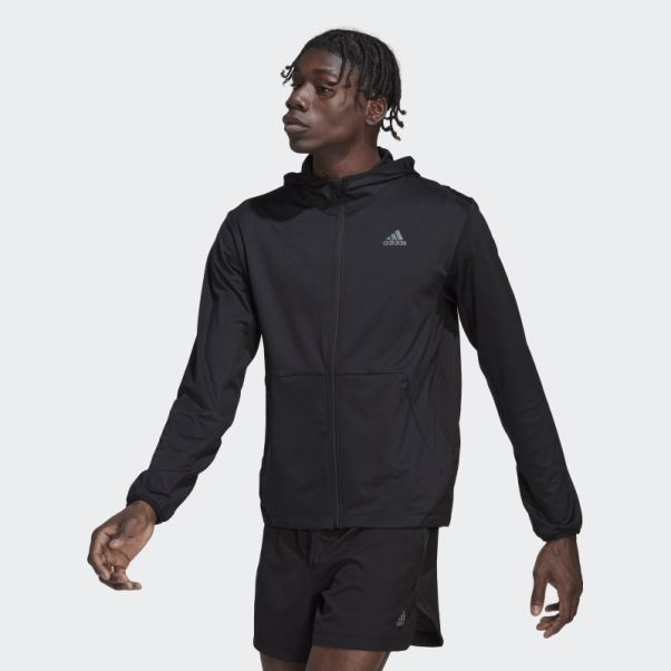 Hiit Training Sweat à Capuche Zippé Noir Adidas