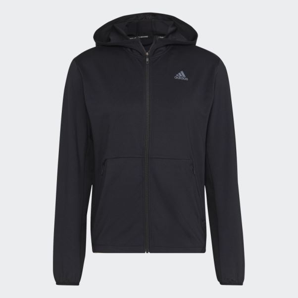 Hiit Training Sweat à Capuche Zippé Noir Adidas