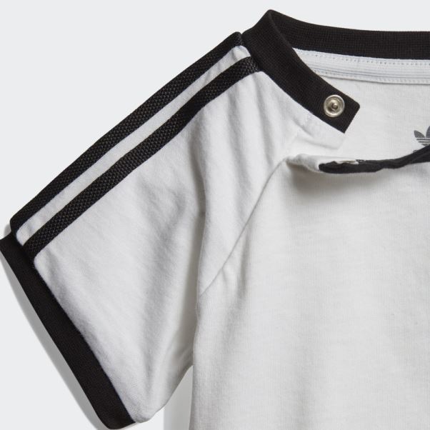 T-shirt 3 Bandes Blanc Adidas
