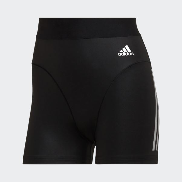Leggings Courts Hyperglam 3 Bandes Adidas Noir