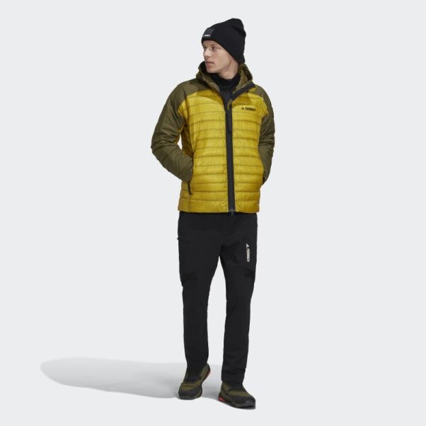 Doudoune Adidas Terrex Myshelter Doudoune Olive