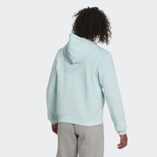 Sweat à Capuche Zippé En Polaire All Szn Bleu Adidas