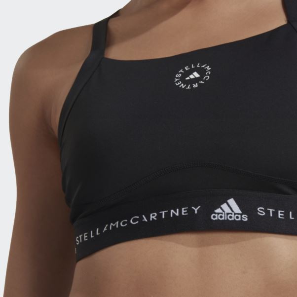 Soutien-gorge Noir Adidas By Stella Mccartney Truepurpose Medium Support