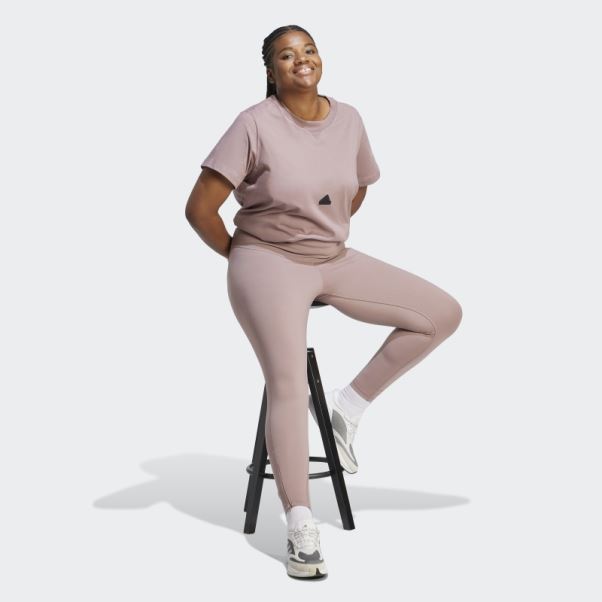 Collants Violets (grande Taille) Adidas