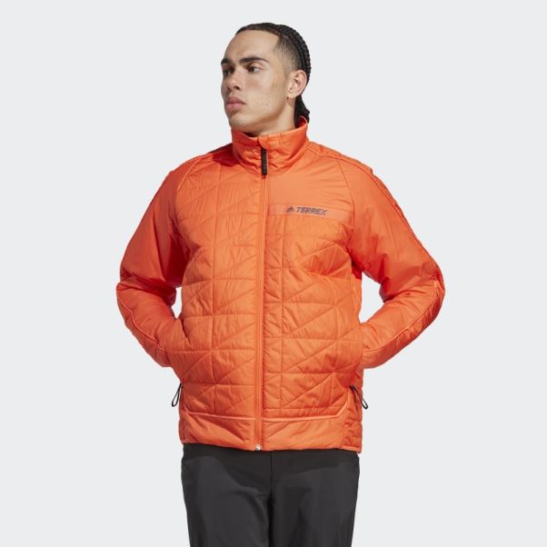 Veste Isolée Adidas Terrex Multi Synthétique Orange
