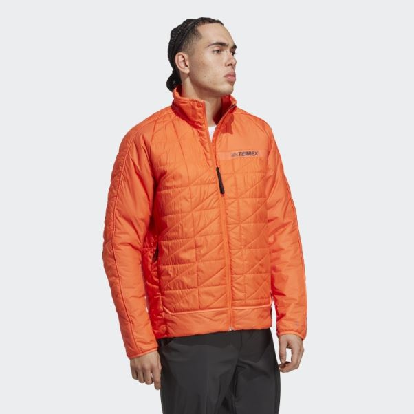 Veste Isolée Adidas Terrex Multi Synthétique Orange