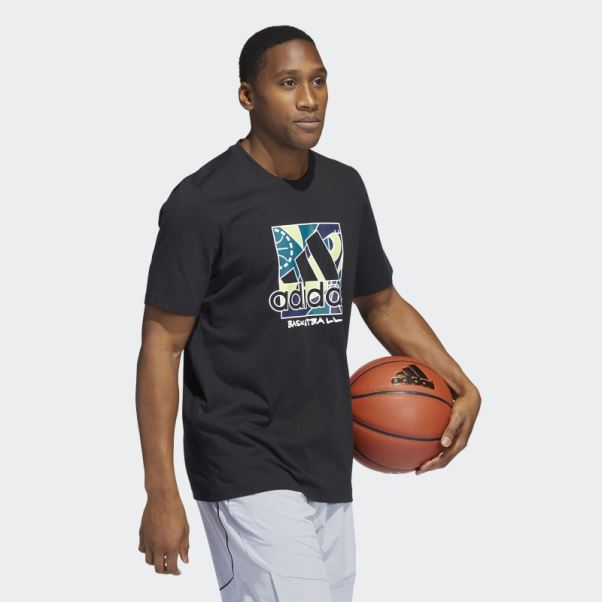 T-shirt Adidas Universal Badge Of Sport Noir