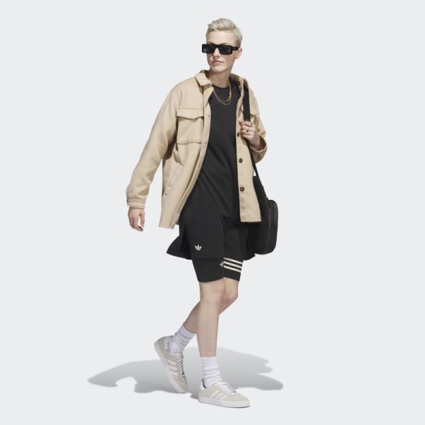 Robe Tee Adicolor Neuclassics Noir Adidas