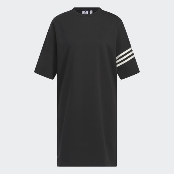 Robe Tee Adicolor Neuclassics Noir Adidas