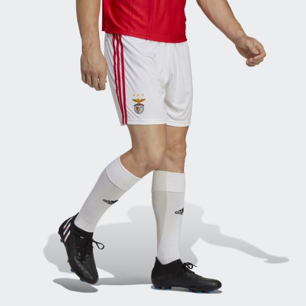 Adidas Short Domicile Benfica 22/23 Blanc