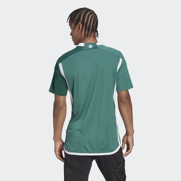 Maillot Domicile Irlande Du Nord 22 Adidas Tech Forest