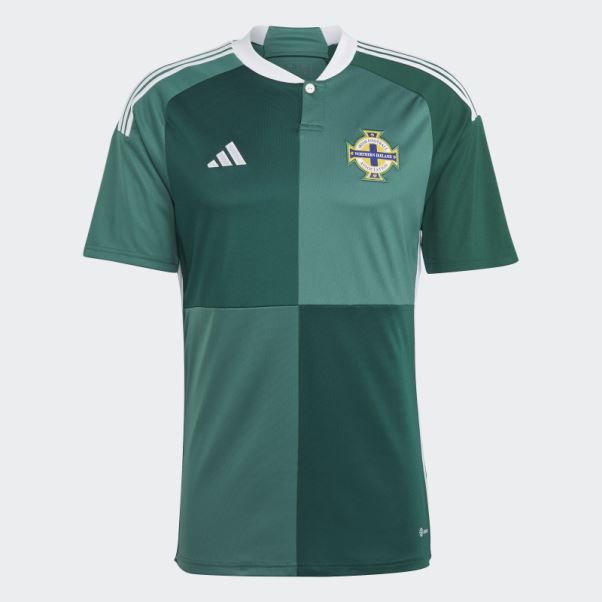 Maillot Domicile Irlande Du Nord 22 Adidas Tech Forest