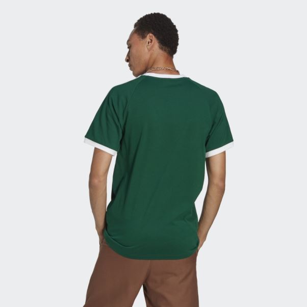 Adidas Adicolor Classics 3-stripes T-shirt Vert Foncé