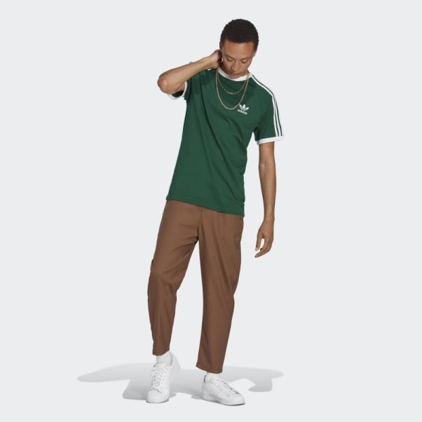Adidas Adicolor Classics 3-stripes T-shirt Vert Foncé