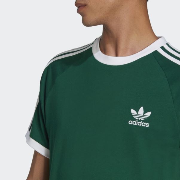 Adidas Adicolor Classics 3-stripes T-shirt Vert Foncé