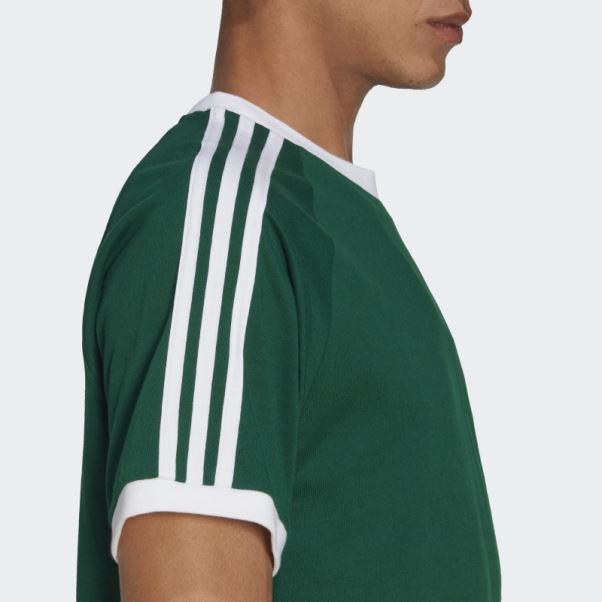 Adidas Adicolor Classics 3-stripes T-shirt Vert Foncé