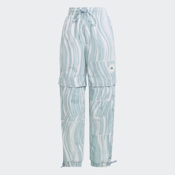 Adidas By Stella Mccartney Truecasuals Pantalon De Survêtement Imprimé Blanc Chaud