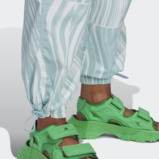 Adidas By Stella Mccartney Truecasuals Pantalon De Survêtement Imprimé Blanc Chaud