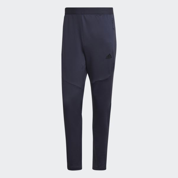 Pantalon De Yoga 7/8 Adidas Aeroready Bleu Marine