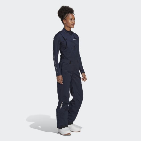 Pantalon à Bretelles Isolant à Deux Couches Adidas Resort Encre