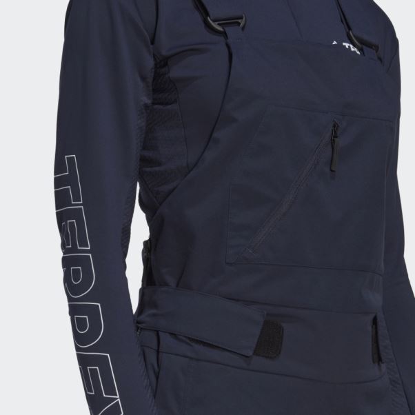 Pantalon à Bretelles Isolant à Deux Couches Adidas Resort Encre