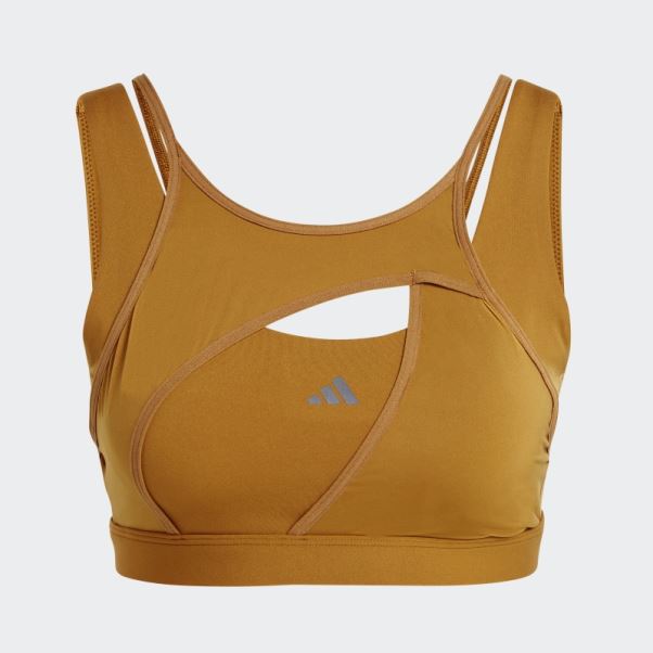 Soutien-gorge à Maintien Moyen Adidas Powerimpact Luxe Bleu Met Fashion