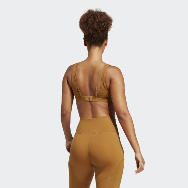 Soutien-gorge à Maintien Moyen Adidas Powerimpact Luxe Bleu Met