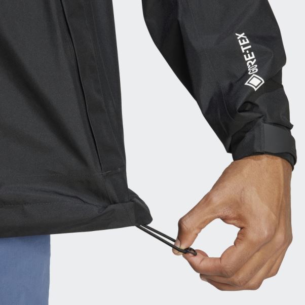 Veste De Pluie Adidas Terrex Xperior Gore-tex Paclite Noir