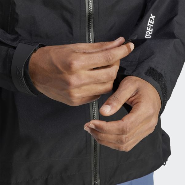 Veste De Pluie Adidas Terrex Xperior Gore-tex Paclite Noir