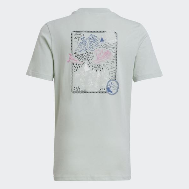 Tee Shirt Disney Mickey Et Ses Amis Vert Adidas
