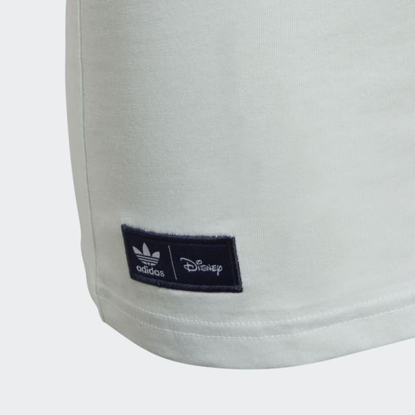 Tee Shirt Disney Mickey Et Ses Amis Vert Adidas