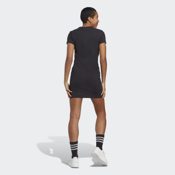 Robe T-shirt Essentials 3 Bandes Noir Adidas