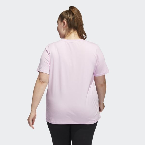 T-shirt Graphique à Fleurs (taille Plus) Lilas Adidas
