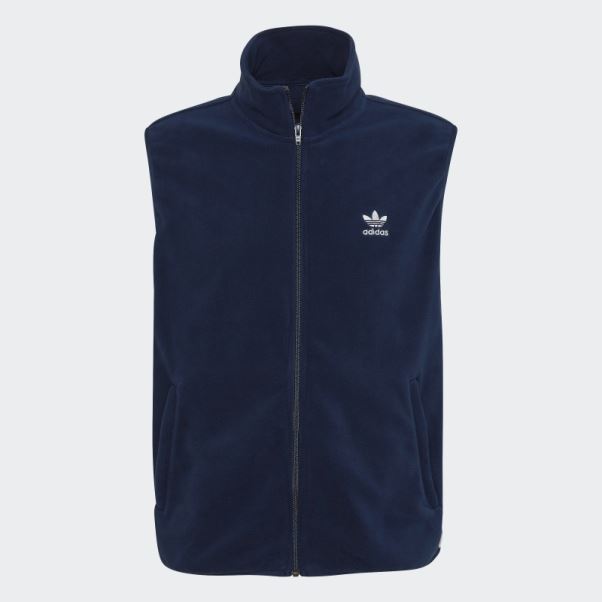 Gilet Polaire Adicolor 3 Bandes Adidas Night Indigo