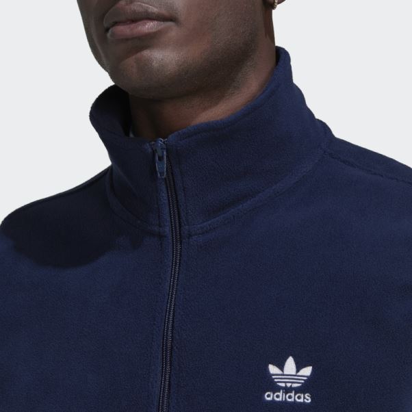 Gilet Polaire Adicolor 3 Bandes Adidas Night Indigo