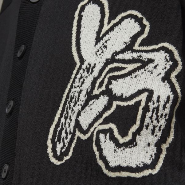Adidas Y-3 Cardigan En Maille à Logo