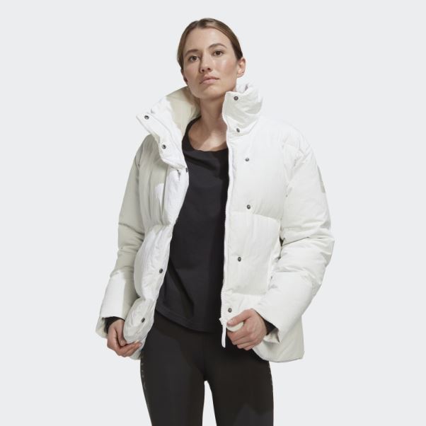 Doudoune Big Baffle Adidas Blanc
