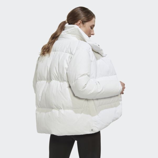 Doudoune Big Baffle Adidas Blanc