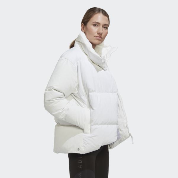 Doudoune Big Baffle Adidas Blanc