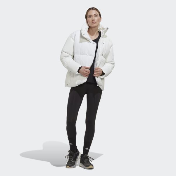 Doudoune Big Baffle Adidas Blanc