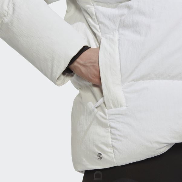 Doudoune Big Baffle Adidas Blanc