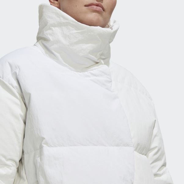 Doudoune Big Baffle Adidas Blanc