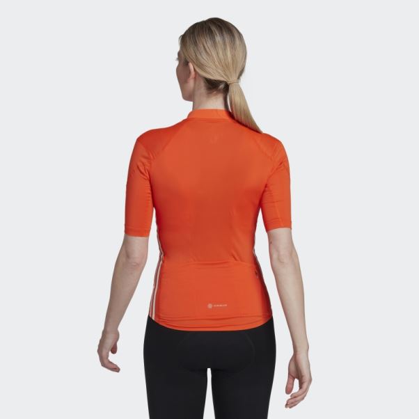 Adidas Orange Le Maillot Cycliste Manches Courtes