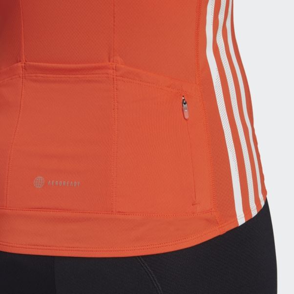 Adidas Orange Le Maillot Cycliste Manches Courtes