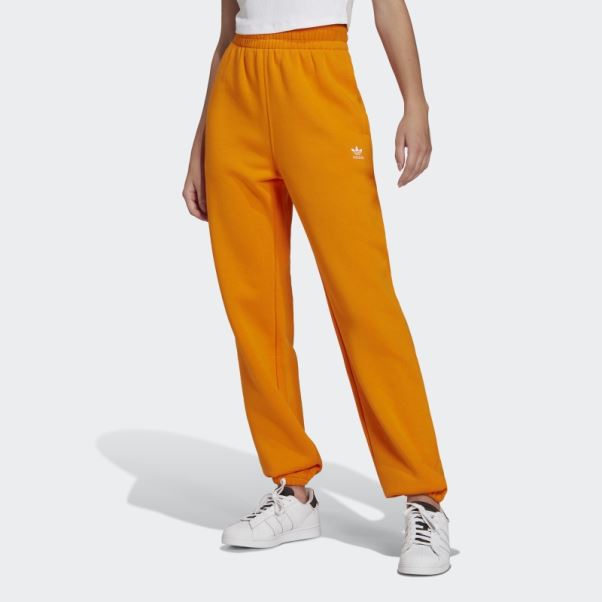 Pantalon De Jogging Polaire Adicolor Essentials Adidas Orange