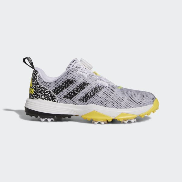 Chaussure De Golf Adidas Junior Codechaos 22 Boa Blanche