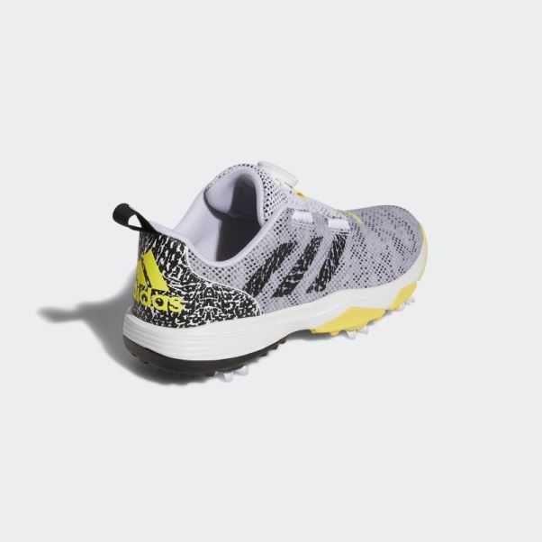 Chaussure De Golf Adidas Junior Codechaos 22 Boa Blanche
